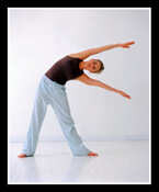 Yoga sidebend pose: since every day is different, prepare for tomorrow with yoga insurance.